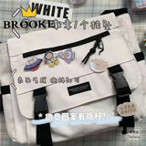 Harajuku Canvas Women Crossbody Bag Casual Handbag