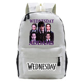 Harajuku Wednesday School Backpacks Addams Schoolbags Vintage Wednesday Kids Sch