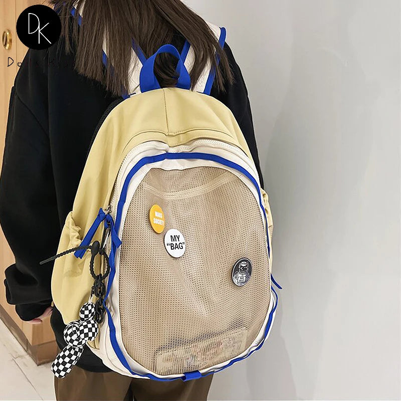Harajuku Women Large Capacity Nylon Backpack