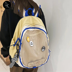 Harajuku Women Large Capacity Nylon Backpack