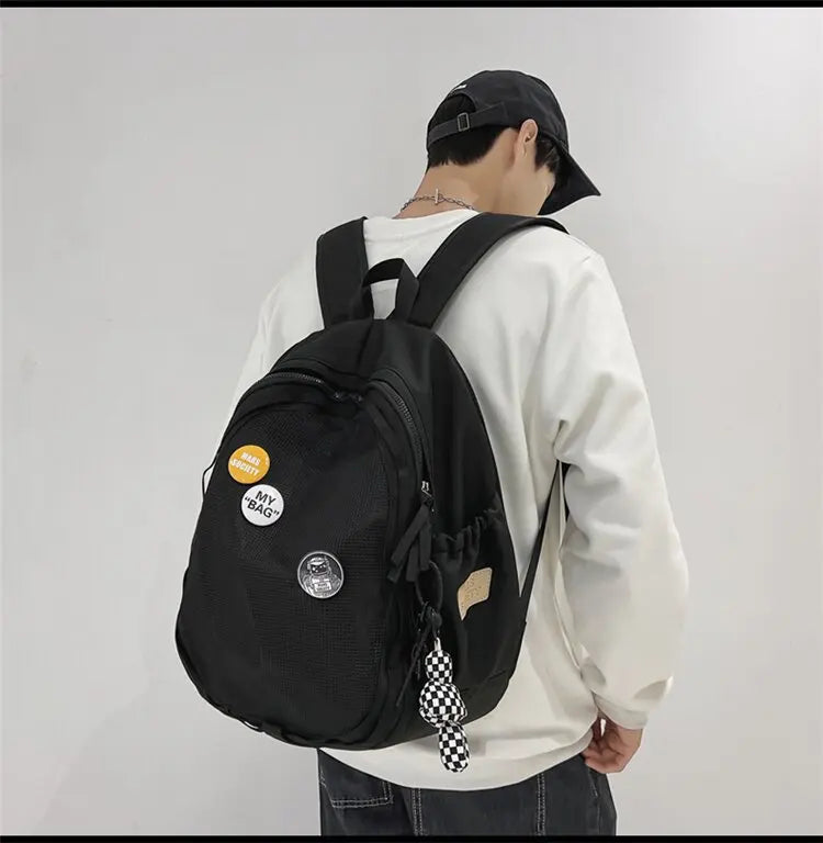 Harajuku Women Large Capacity Nylon Backpack
