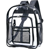 Clear Backpack for Security Check, School, Travel - Heavy Duty