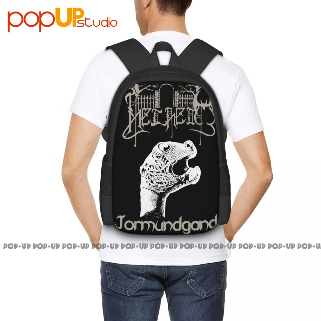 Helheim Jormundgand Xxl Backpack Large Capacity Print Bags For Travel