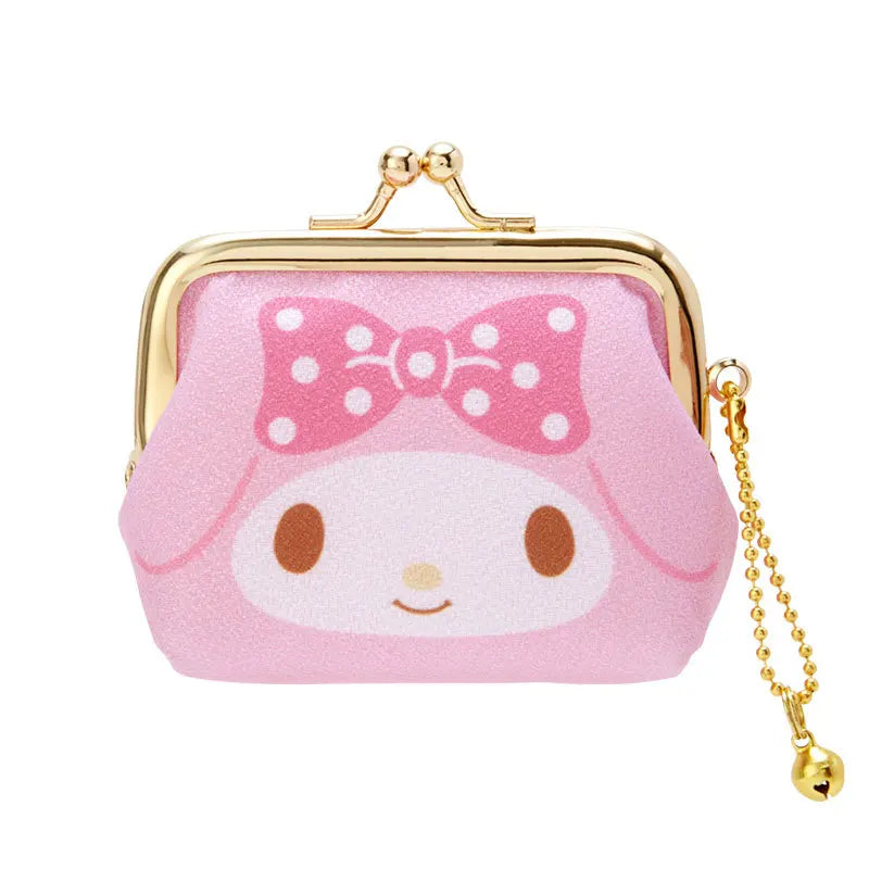 Hello Kitty Coin Purse My Melody Keychain Wallet Kawaii Clutch