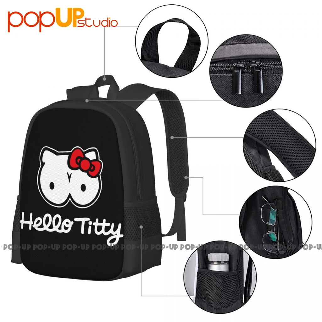 Titty Backpack Large Capacity Travel Storage Bag Riding Backpack