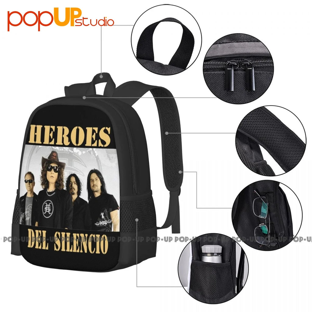 Heroes Del Silencio 01 Backpack Vintage Shoe Bag