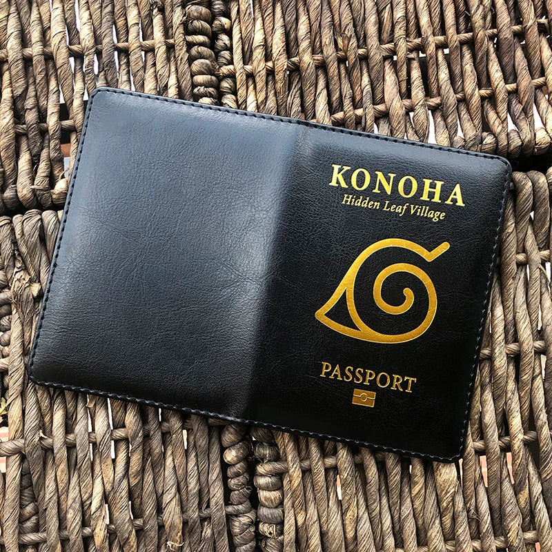 Hidden Leaf Village Passport Cover Travel Case for Passports