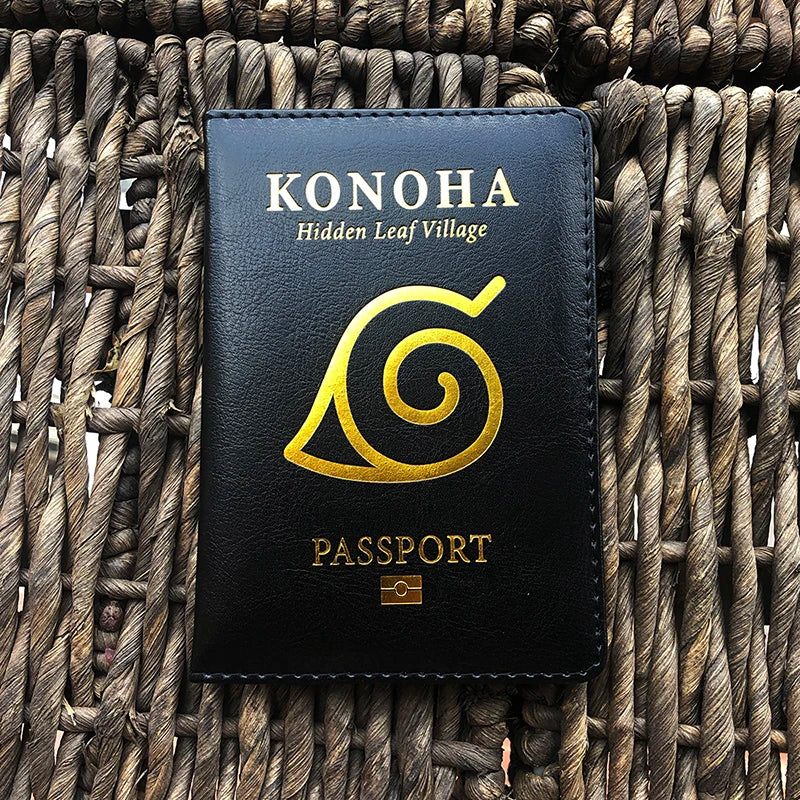 Hidden Leaf Village Passport Cover Travel Case for Passports