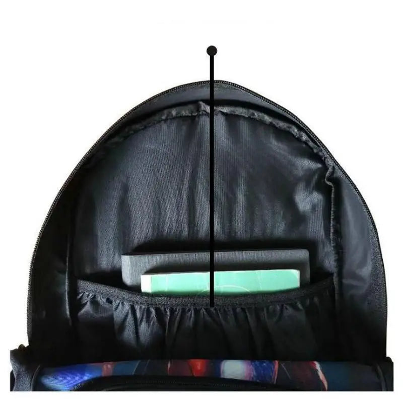 3D Printing Dinosaur Boys And Girls Backpack Schoolbag