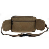 Casual Canvas Men Waist Packs Vintage Messenger Bags Men Phone Purse Travel Bag