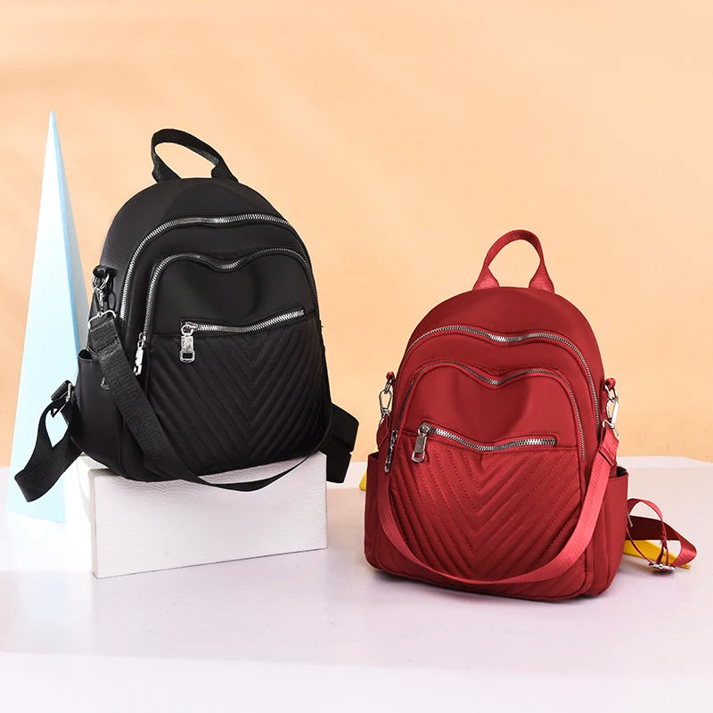 Casual Oxford Backpack Women Waterproof School Bags Ladies Travel Rucksack