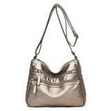Casual Vintage Leather Hobo Tote Shoulder Bag