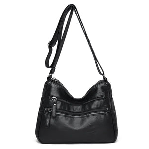 Casual Vintage Leather Hobo Tote Shoulder Bag