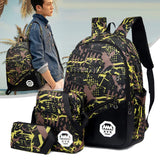 Children Backpacks 3 pcs Kids School Bags Boys Satchel Schoolbags Mochila