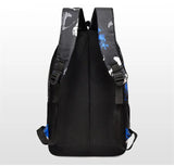 High Football Print Backpacks For Teens Boys Girls School Bags