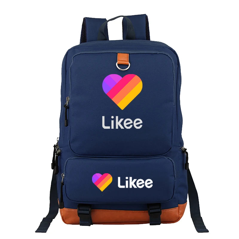 High Likee Video APP Daily backpack Students Boys Girls Daily rucksack