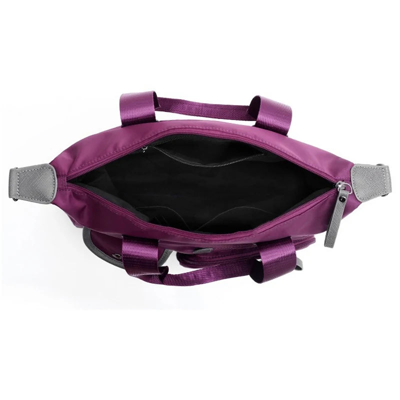 Waterproof Nylon Women Messenger Bag Large Capacity Handbag