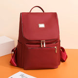 Waterproof Multi-pocket Oxford Backpack for Women Girls School Bag