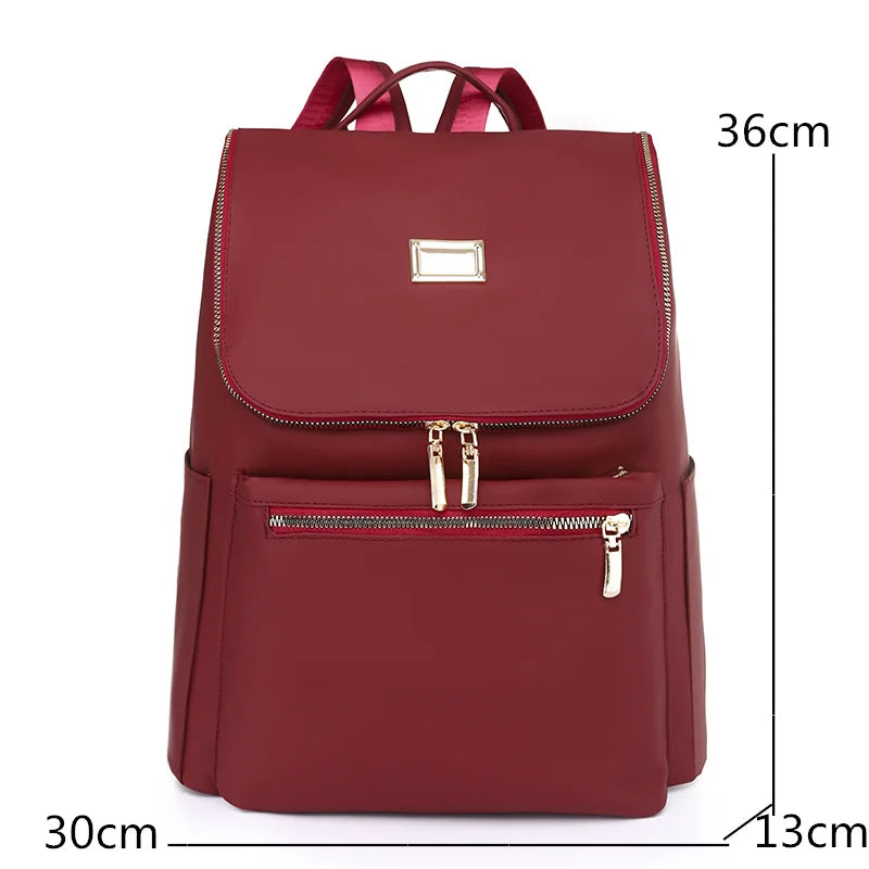 Oxford Backpack Women Waterproof School Bag