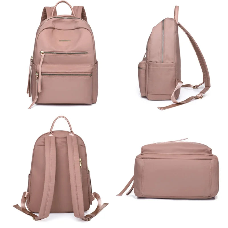 Oxford Women Backpack Large Capacity Anti Theft Travel Backpack