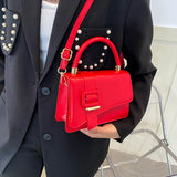 High PU Leather Women Handbags All-match Messenger Small S...