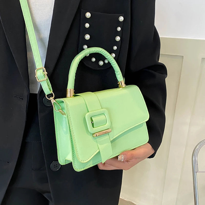 High PU Leather Women Handbags All-match Messenger Small S...