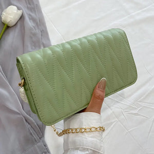 Retro Square Handbag Chain Small Crossbody Bag