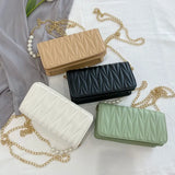 Retro Square Handbag Chain Small Crossbody Bag