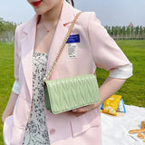 Retro Square Handbag Chain Small Crossbody Bag