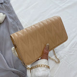 Retro Square Handbag Chain Small Crossbody Bag