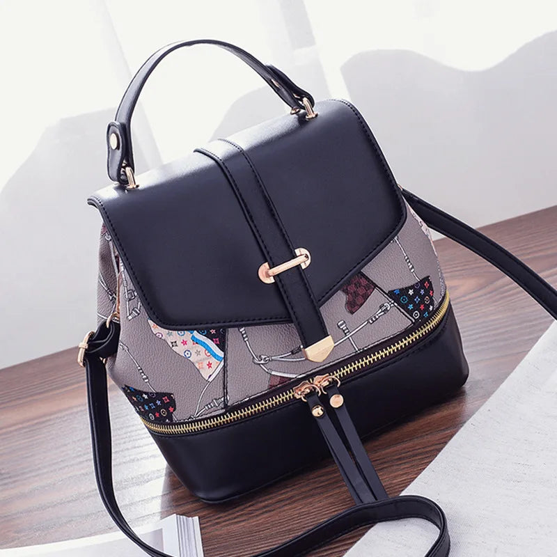 Casual Cross-slung Shoulder Handbag Backpack Women