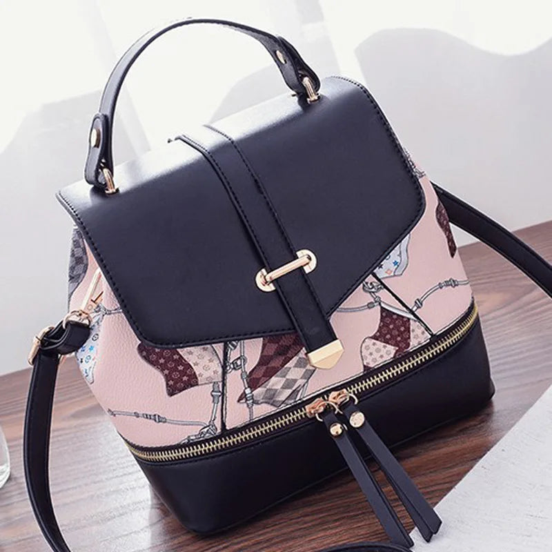 Casual Cross-slung Shoulder Handbag Backpack Women
