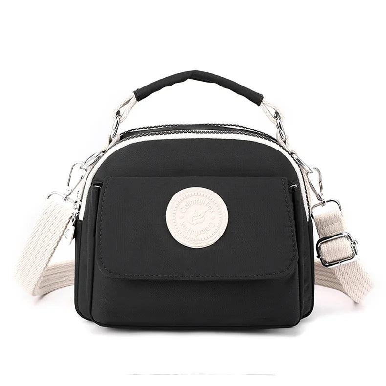 Small Female Tote Handbags Women's Shoulder bag Nylon Messenger Bag