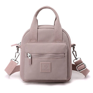 Women's Nylon Shoulder Bag Mini Purse Mommy Travel Tote Shopping Handbags