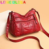 Women's Soft Leather Crossbody Bag