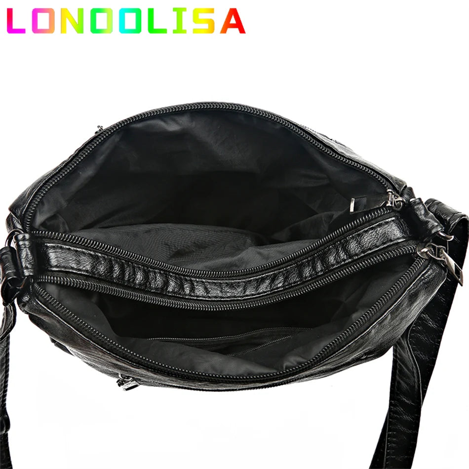 Women's Soft Leather Crossbody Bag