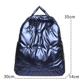 High Space Down Backpack for Women Large Capacity Winter Girls Backpacks