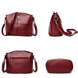 High Square Women Shoulder Bags Small Crossbody Handbag Travel Tote Bag