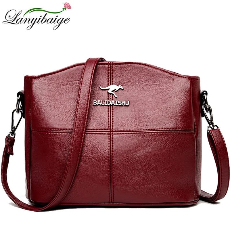 High Square Women Shoulder Bags Small Crossbody Handbag Travel Tote Bag