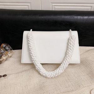 Summer Braided Rope Shoulder Strap Crossbody Bag