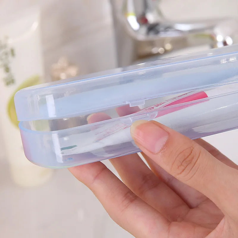 Travel Portable Toothbrush Toothpaste Storage Box Cover Case
