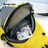 Waterproof Oxford Sling Rucksack Backpack Knapsack School Travel Men Shoulder Cr