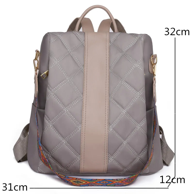 Waterproof Women Backpack Oxford Cloth Shoulder Bags for Girls