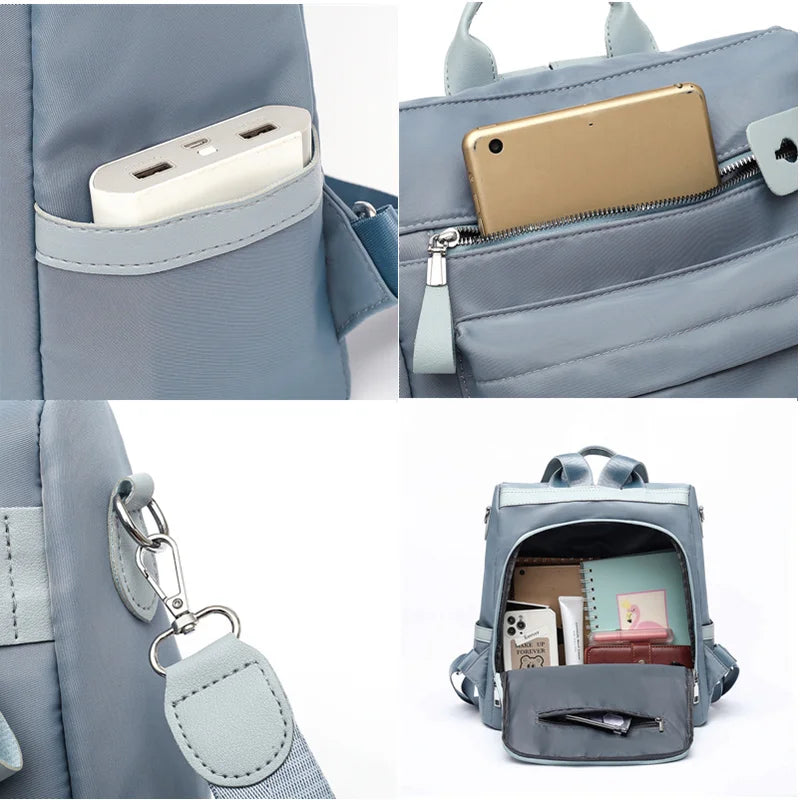 Waterproof Oxford Shoulder Bag for Women Girls