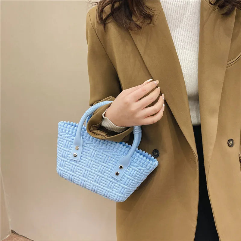 High Weave Women Handbags Ladies Hand Bags Leather Bags Crossbody Bag