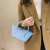 High Weave Women Handbags Ladies Hand Bags Leather Bags Crossbody Bag