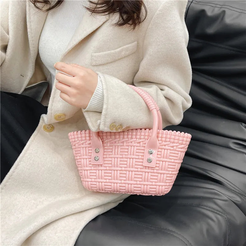 High Weave Women Handbags Ladies Hand Bags Leather Bags Crossbody Bag
