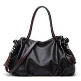 Soft Leather Women Messenger Bag Casual Crossbody Shoulder Handbag