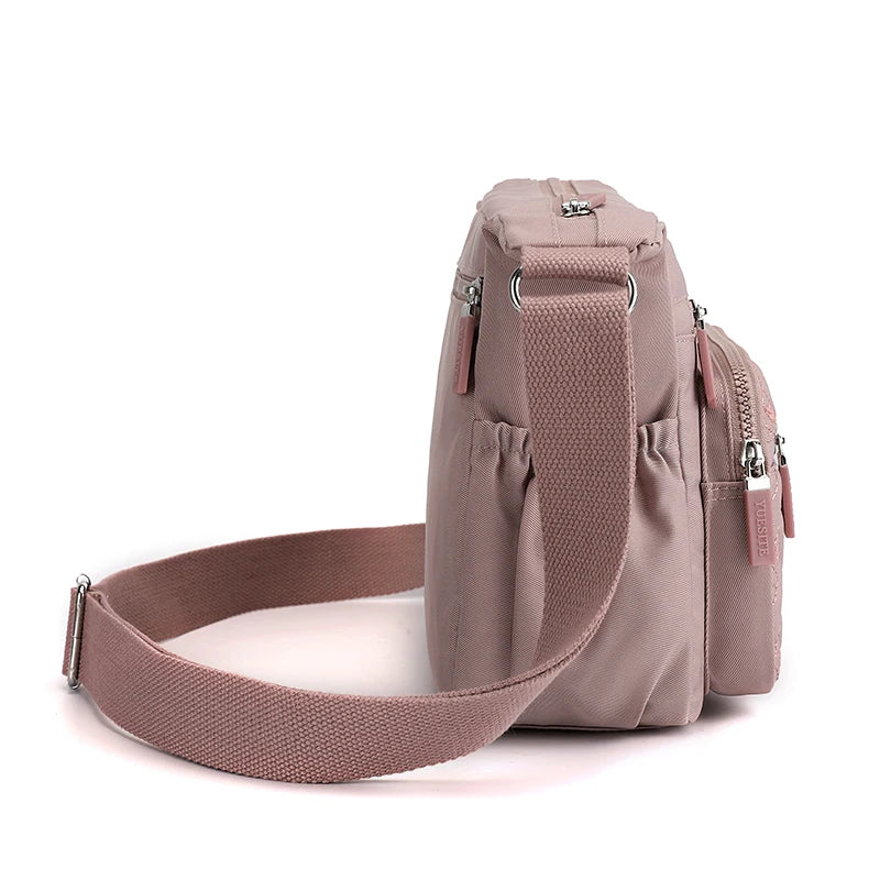Nylon CrossBody Bag for Women - Shoulder Bag Purse