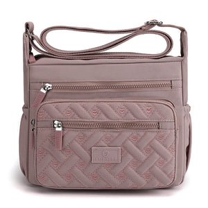 Nylon CrossBody Bag for Women - Shoulder Bag Purse
